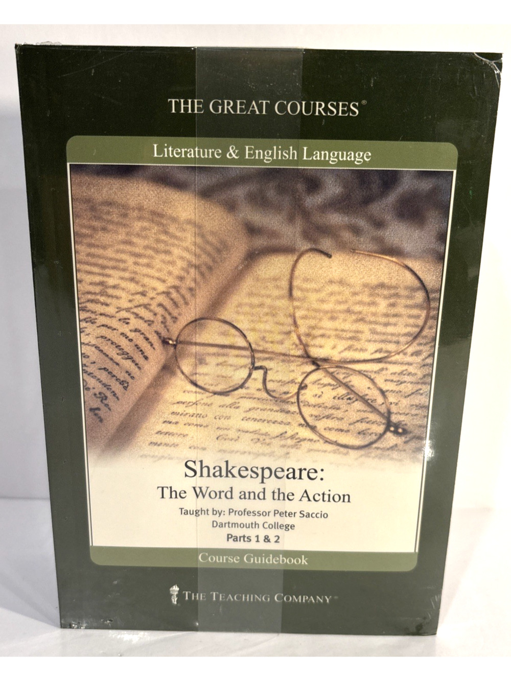 The Great Courses Shakespeare The Word and the Action DVD Guidebook NEW Vintage